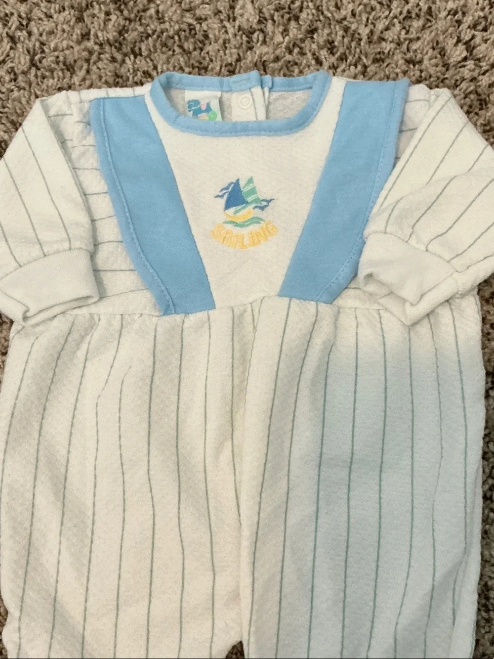 Bundle of 6-9 mo baby boy outfits, sleepers